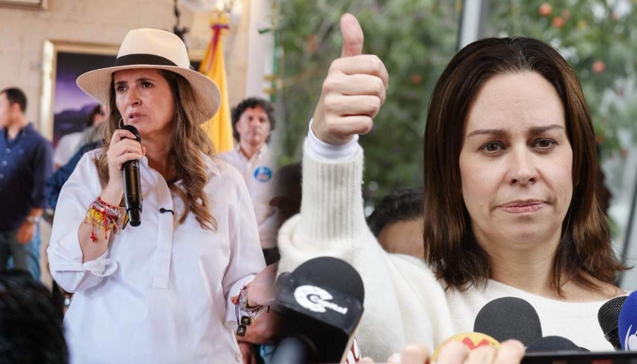 Paloma Valencia y María Claudia Tarazona.