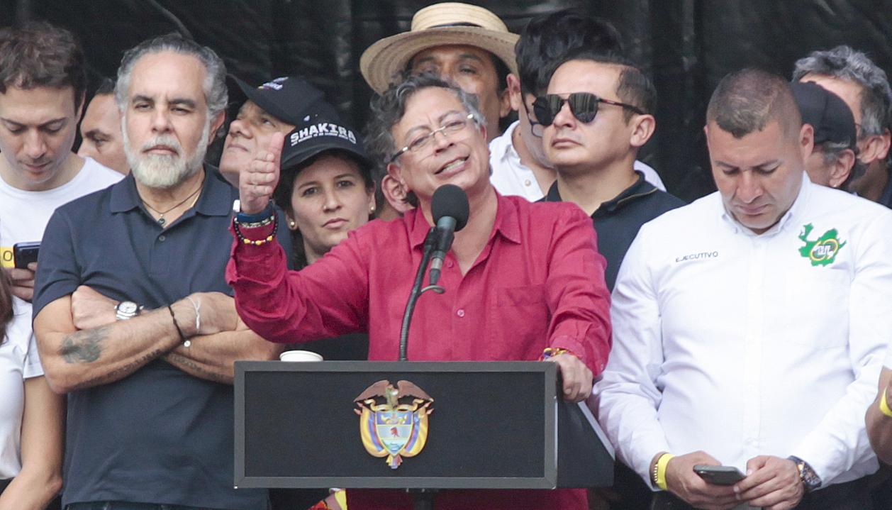 El Presidente colombiano, Gustavo Petro.