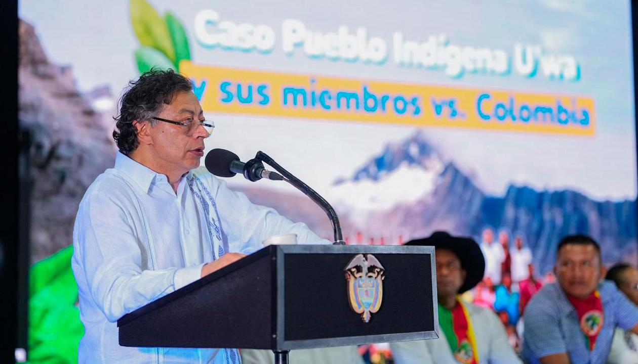 El Presidente Gustavo Petro.