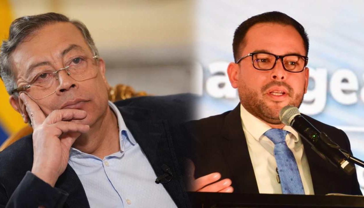 Gustavo Petro y Edwin Palma.