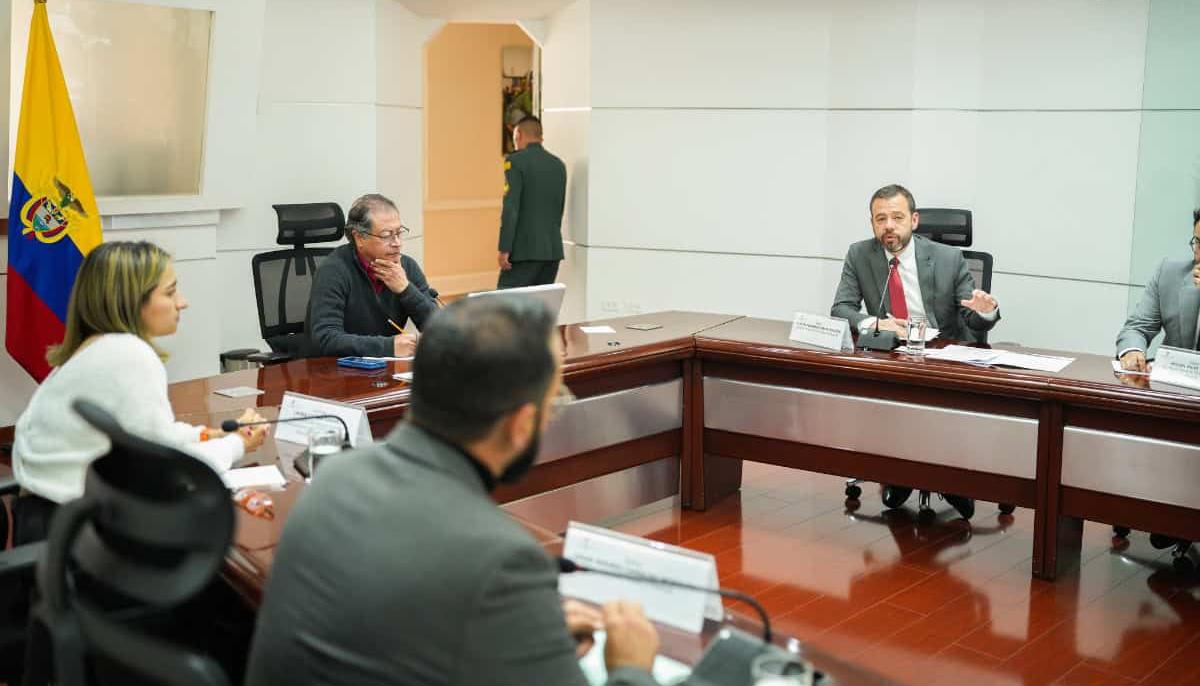 El Presidente Gustavo Petro y el Alcalde Galán.