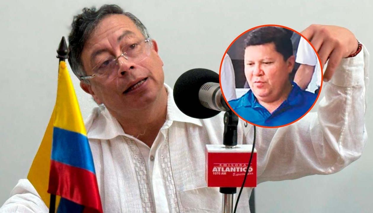 El Presidente Gustavo Petro y Raúl Montes.