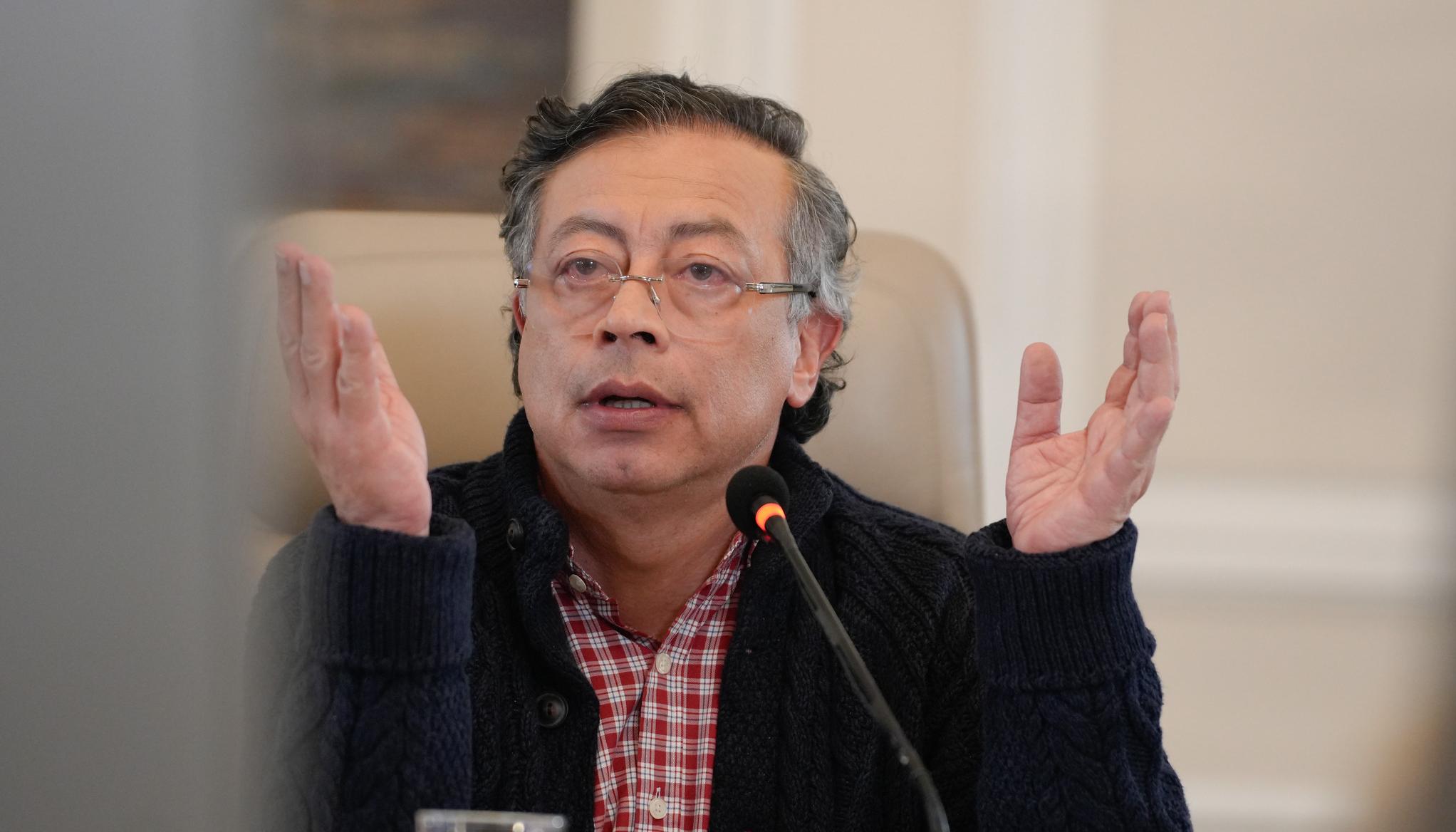 El Presidente Gustavo Petro.