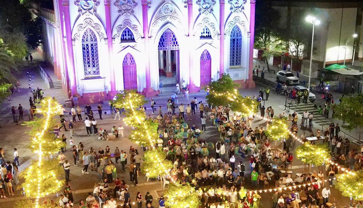 Plaza de San Nicolás en 'Noches de Centro'.
