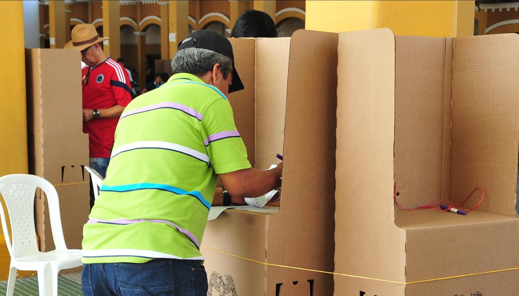 Jornada electoral en Colombia. 