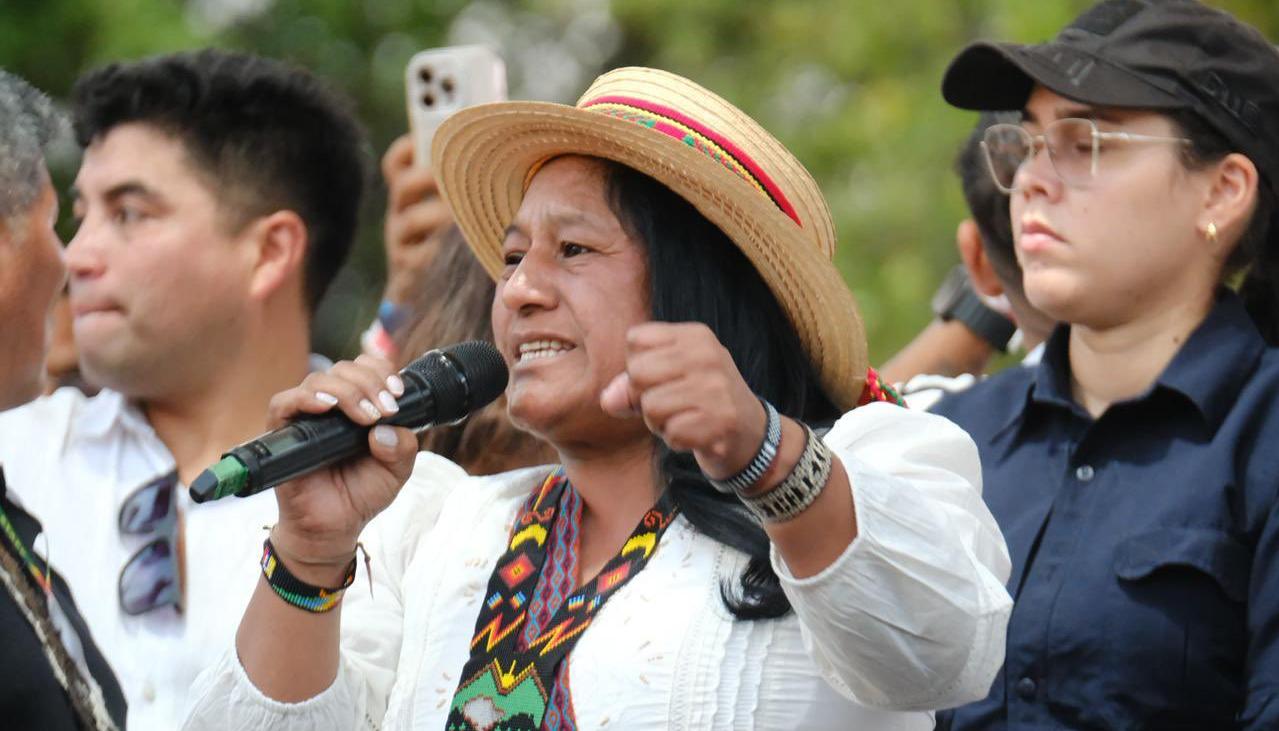Aida Quilcué, fórmula vicepresidencial de Iván Cepeda.