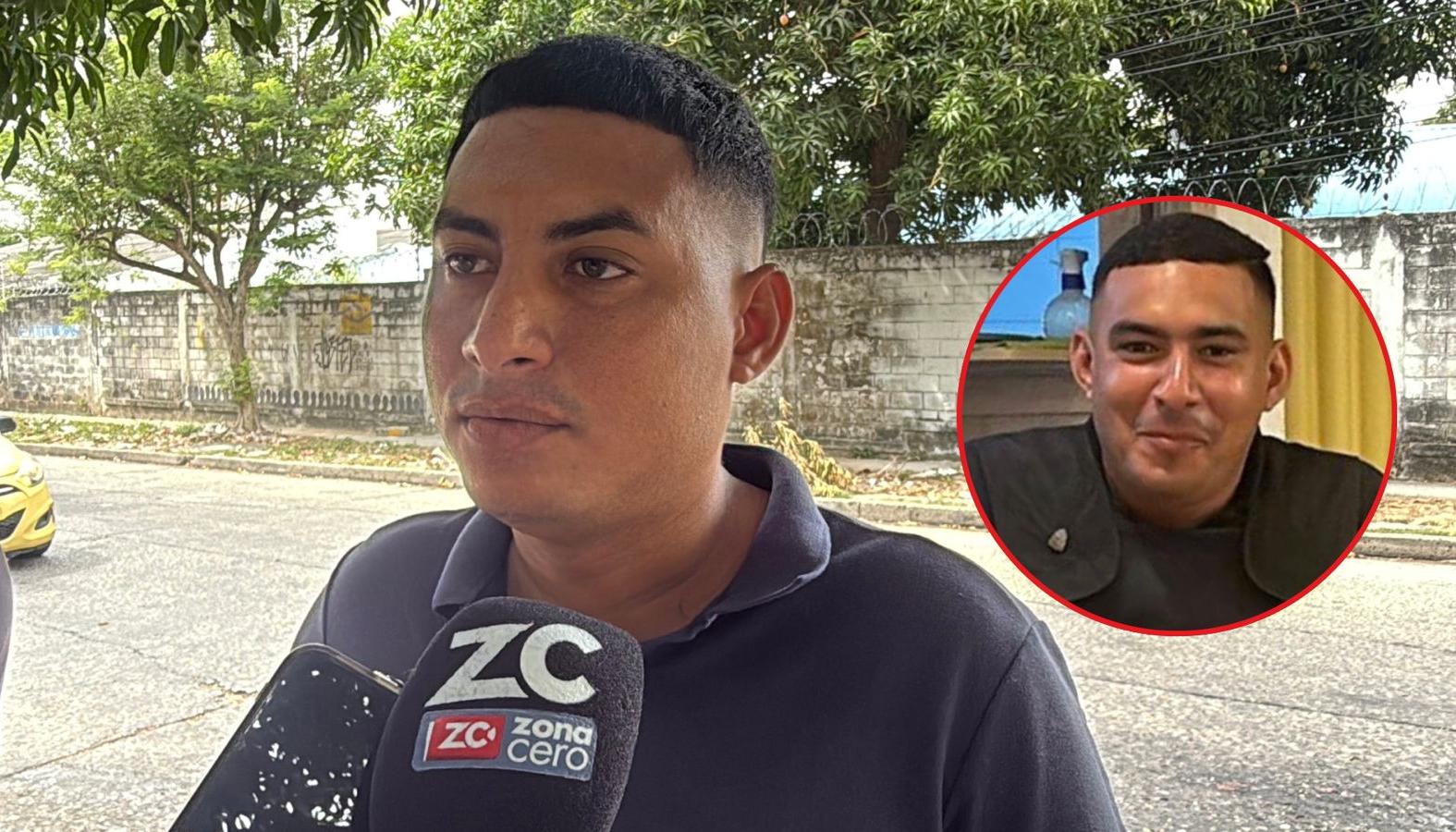 Raufit Enrique Bonett, hermano escolta asesinado en balacera del Norte. 