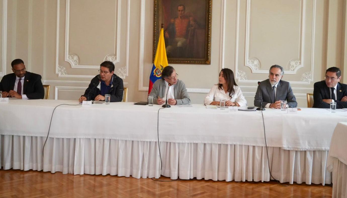 Imagen de la reunión.