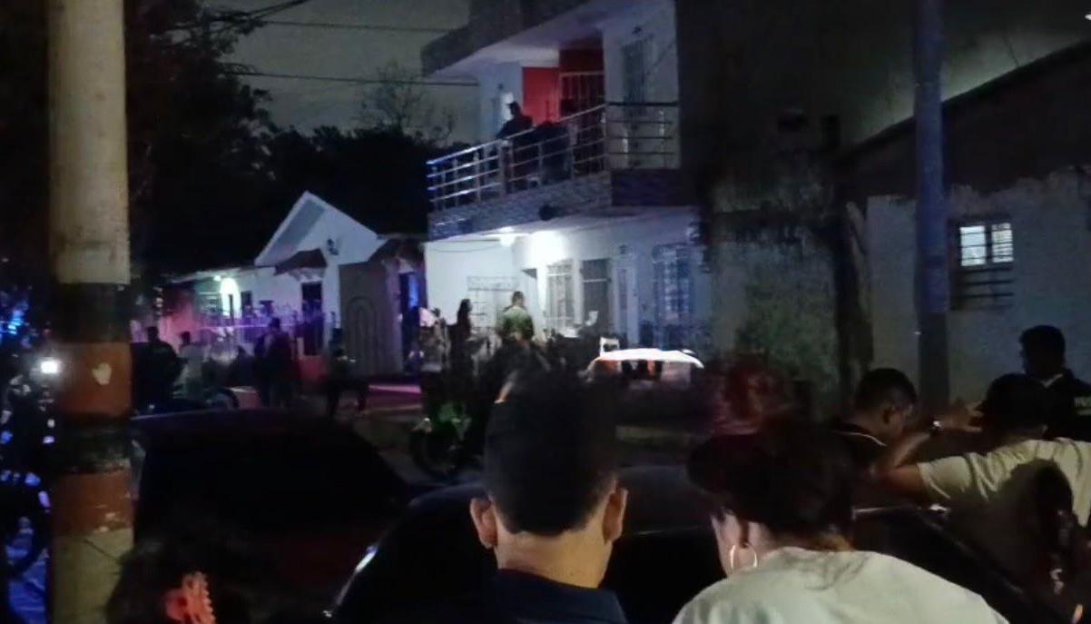 Lugar de los hechos en el barrio San Isidro. 