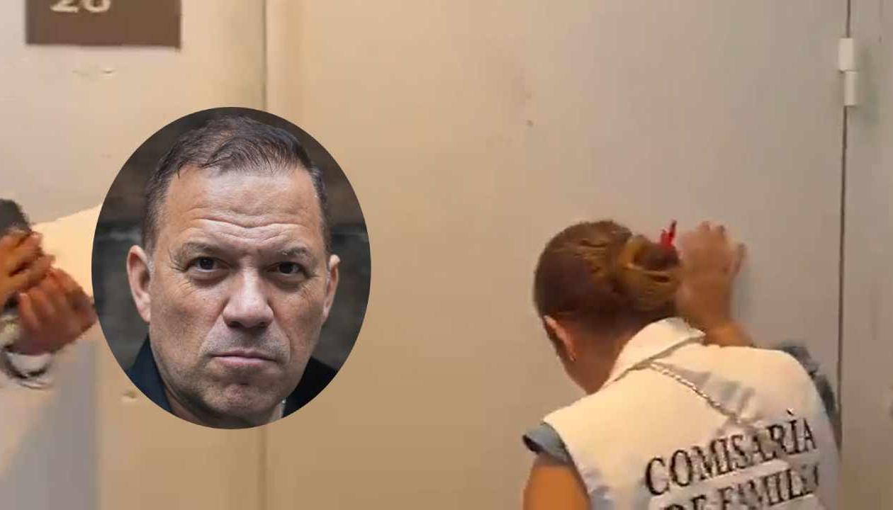 Desalojo en casa de Santiago Botero. 