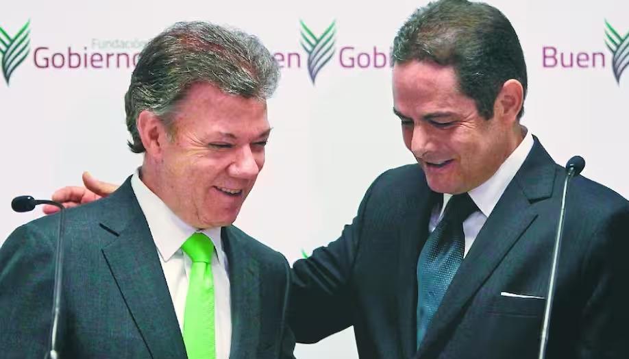 Juan Manuel Santos y Germán Vargas Lleras.