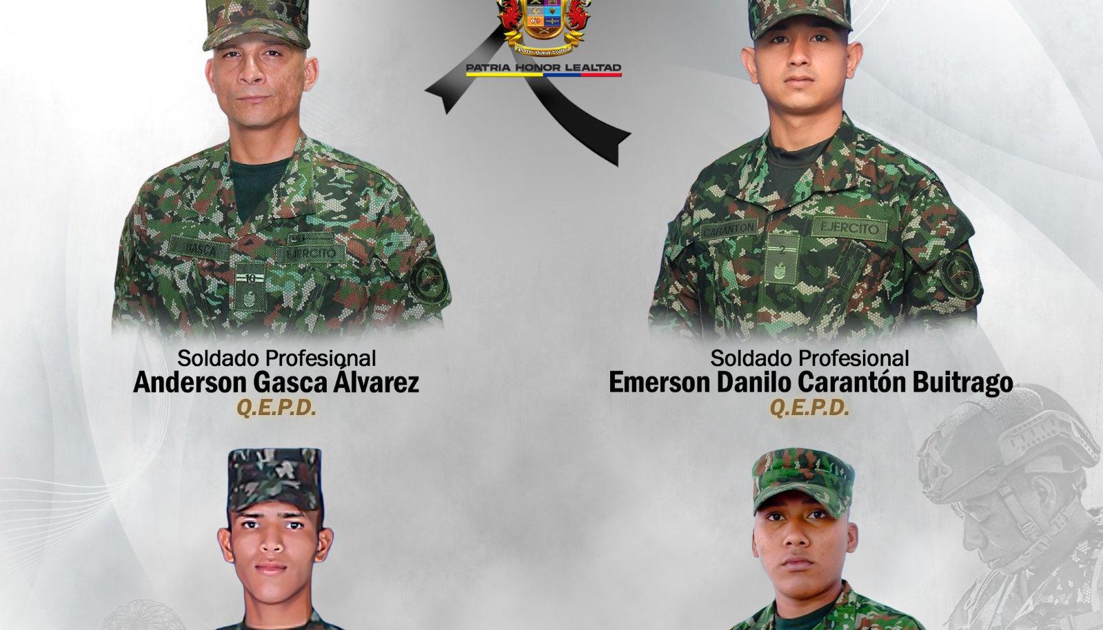Los soldados muertos.