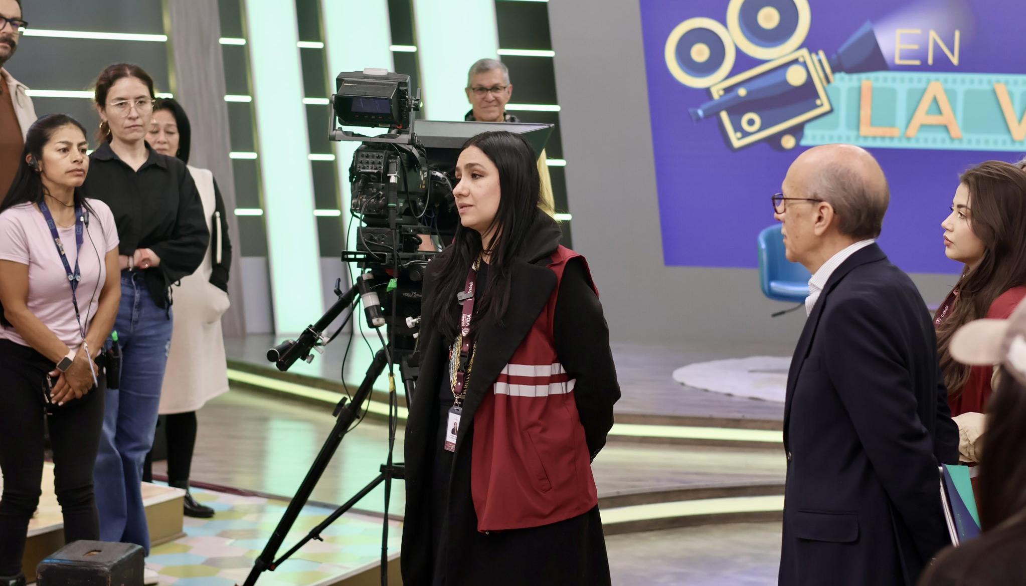 Una de las visitas del Ministerio de Trabajo a un canal de televisión.