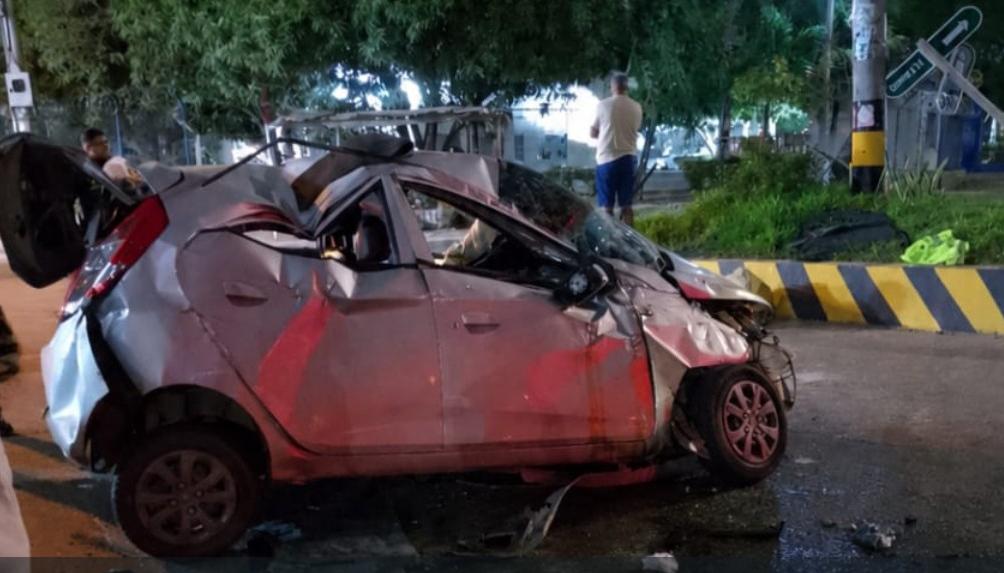 Vehículo accidentado