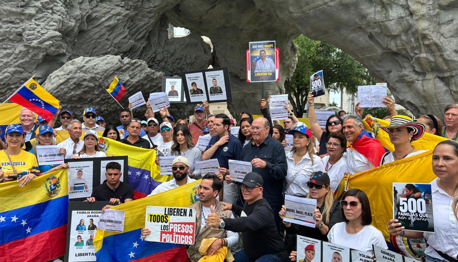 Venezolanos en Miami.