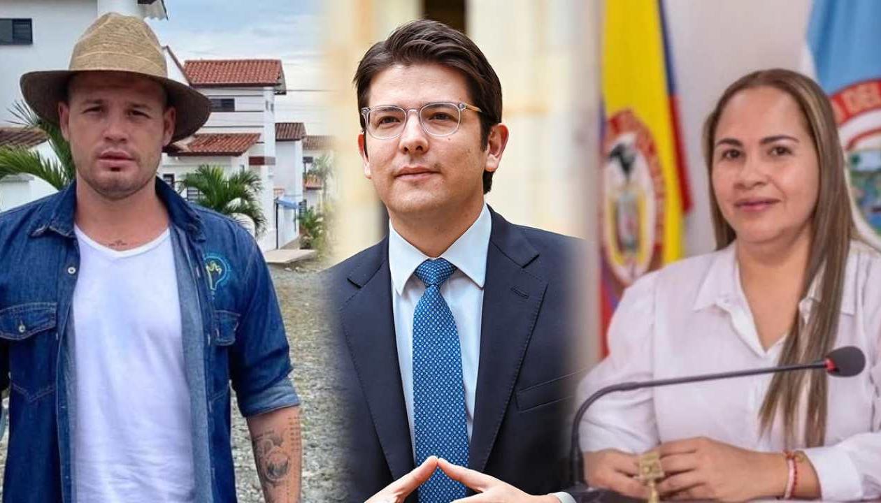 Rogers Mauricio Devia Escobar, Miguel Uribe Turbay y Mileidy Villada González.