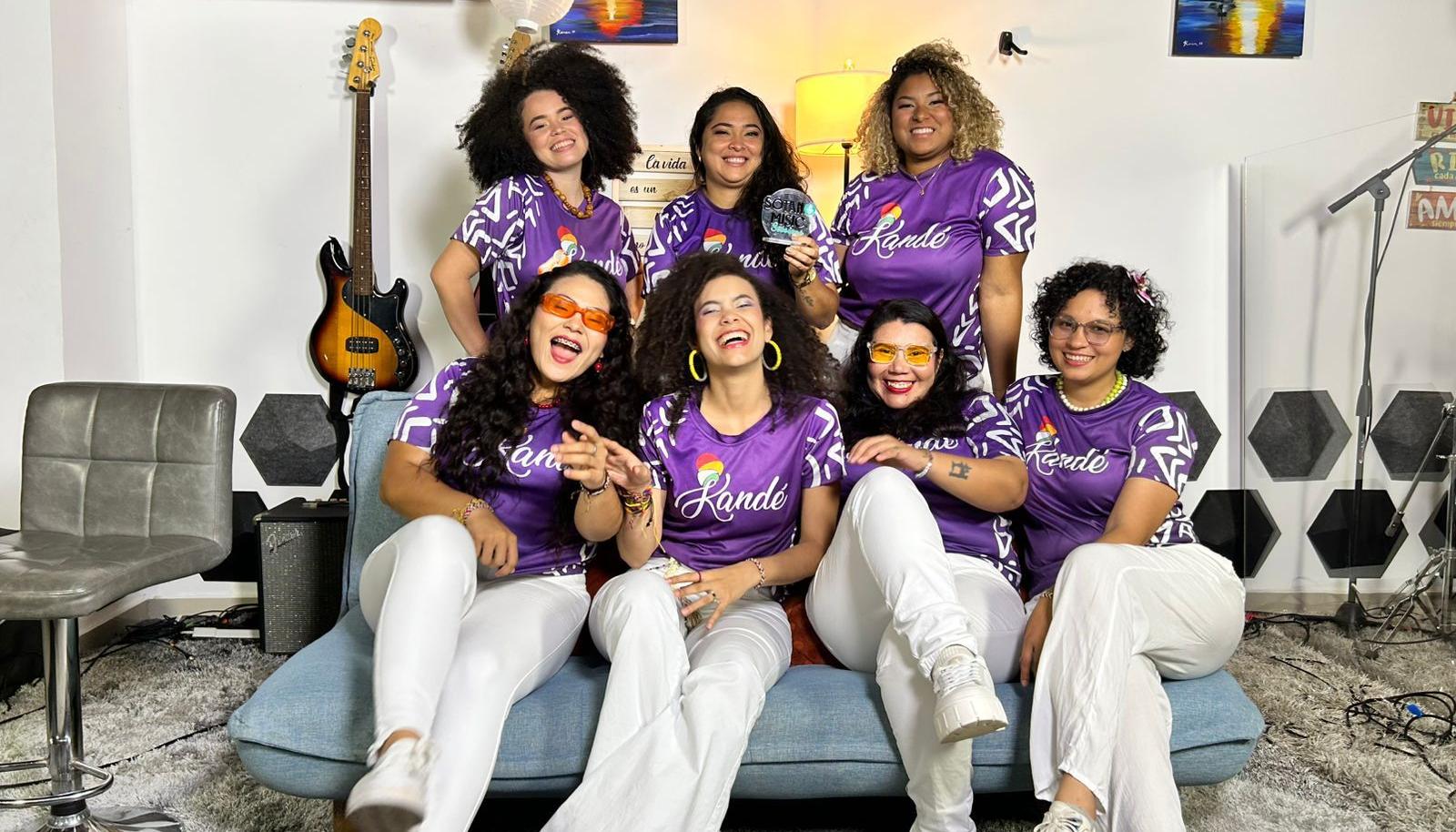 La agrupación femenina Kandé será la encargada de dictar los talleres y hará un show en vivo. 