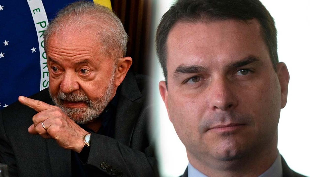 Lula y Flávio Bolsonaro empatan la intención de voto en Brasil de cara a las presidenciales.