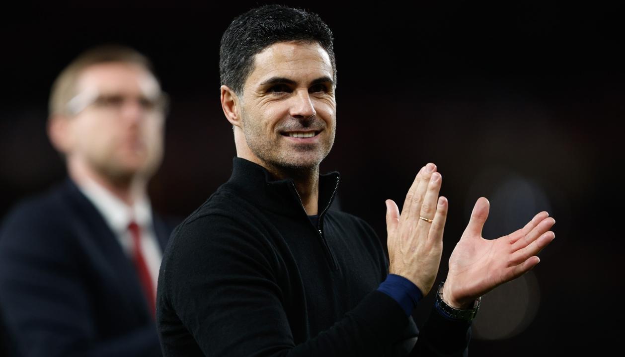 El español Mikel Arteta, entrenador del Arsenal. 