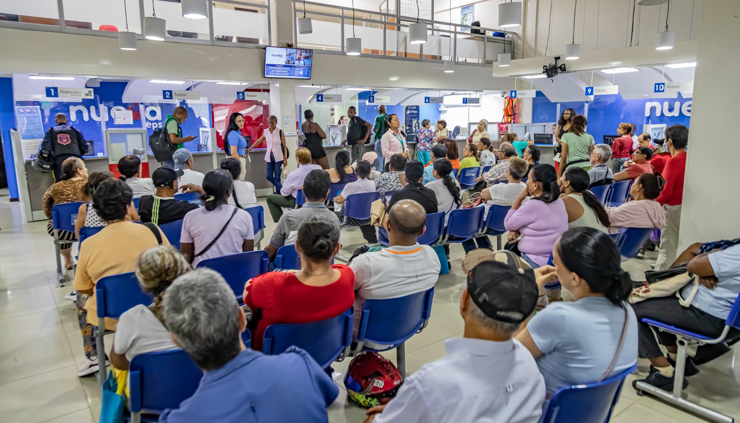 Atención en salud de pacientes en Nueva EPS en Cali. Imagen de referencia