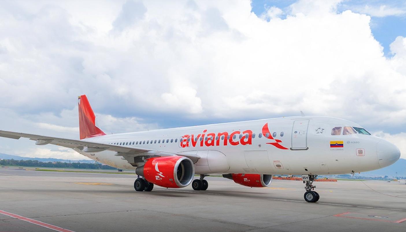 Avión de Avianca. 