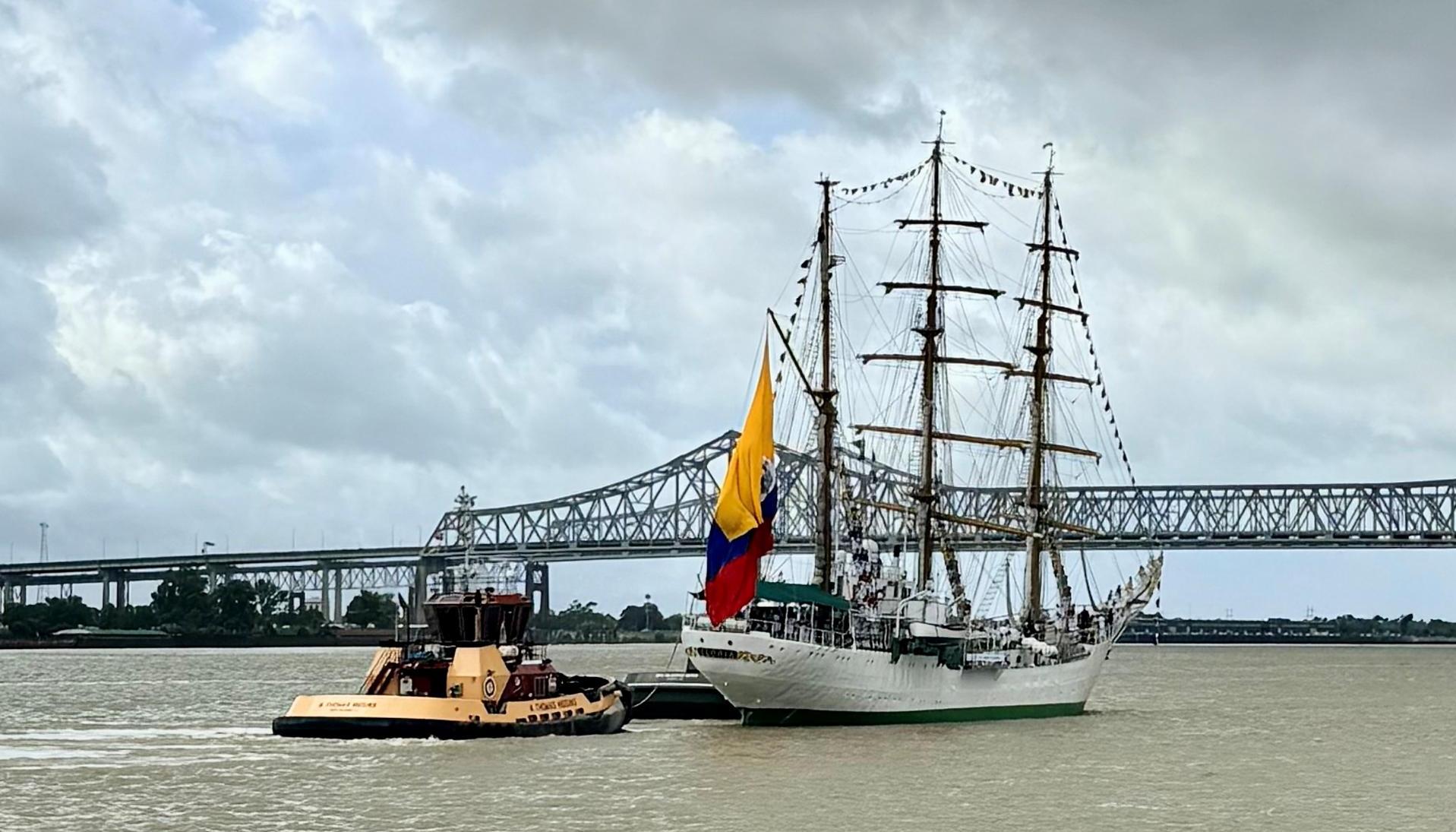Buque Gloria en Estados Unidos.