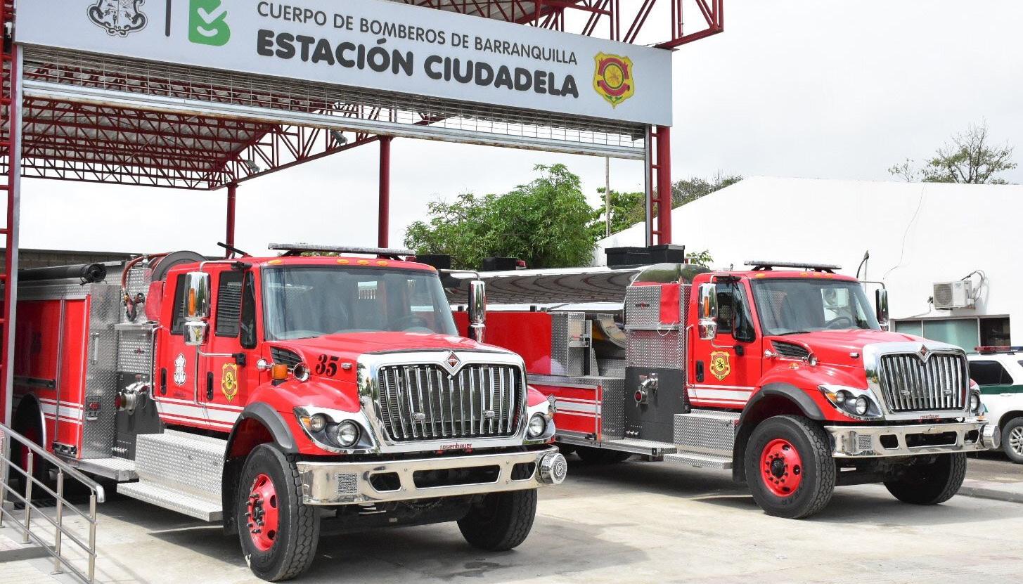 Estación de Bomberos en Barranquilla. 