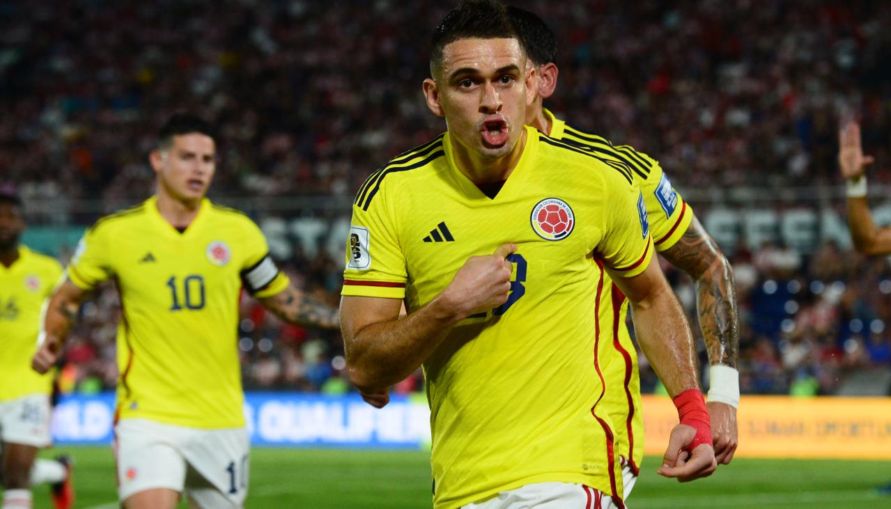 Rafael Santos Borré no estará en el Mundial con Colombia. 