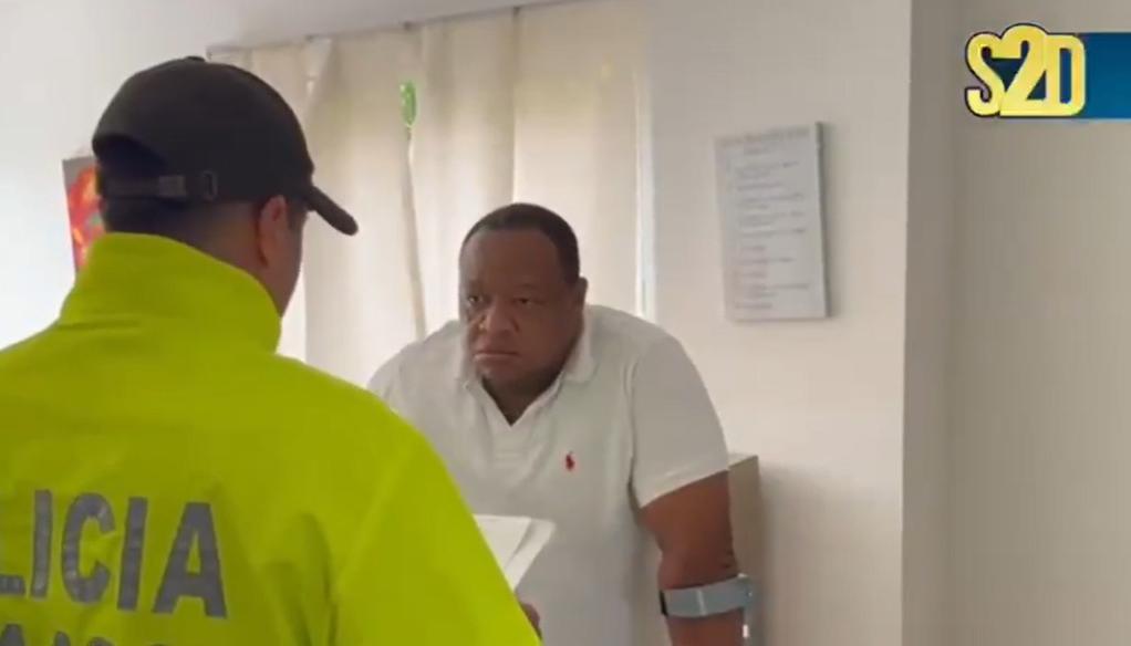 Jesús Elver González, alias 'Chucho', capturado por la policía. 