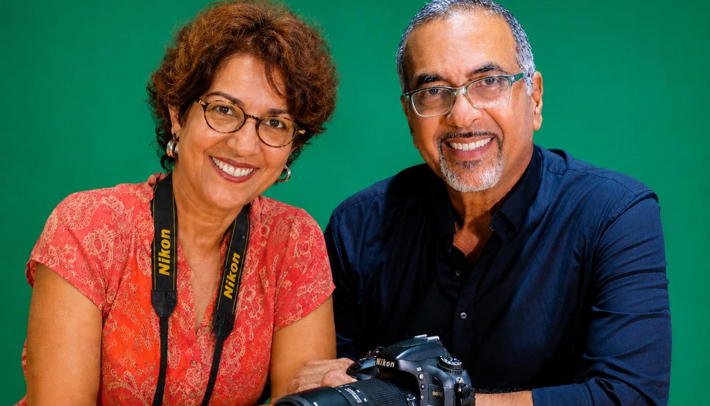 Vivian Saad y Luis Rincón, prestigiosos fotógrafos barranquilleros.