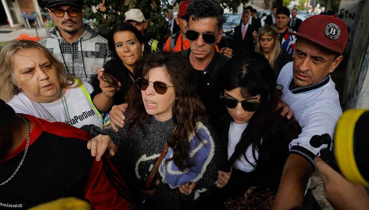 Dalma y Gianinna, hijas de Diego Armando Maradona.
