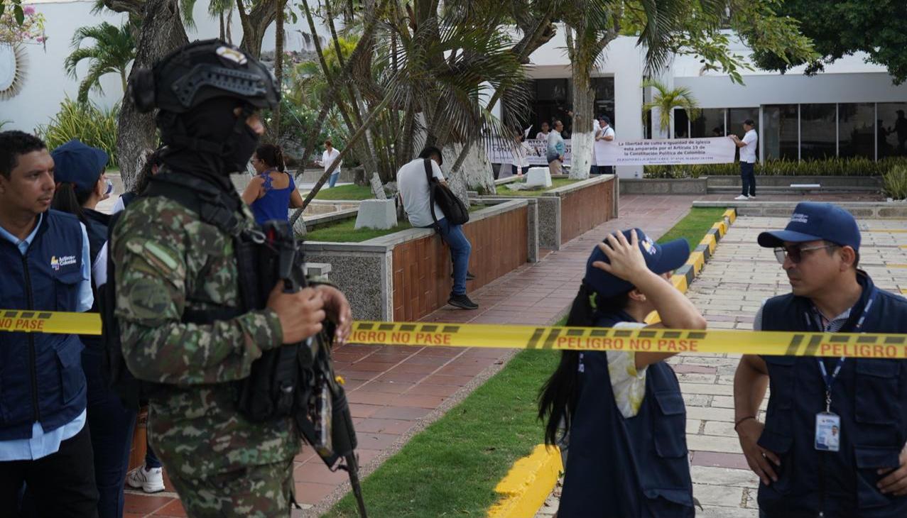 Imagen del desalojo.