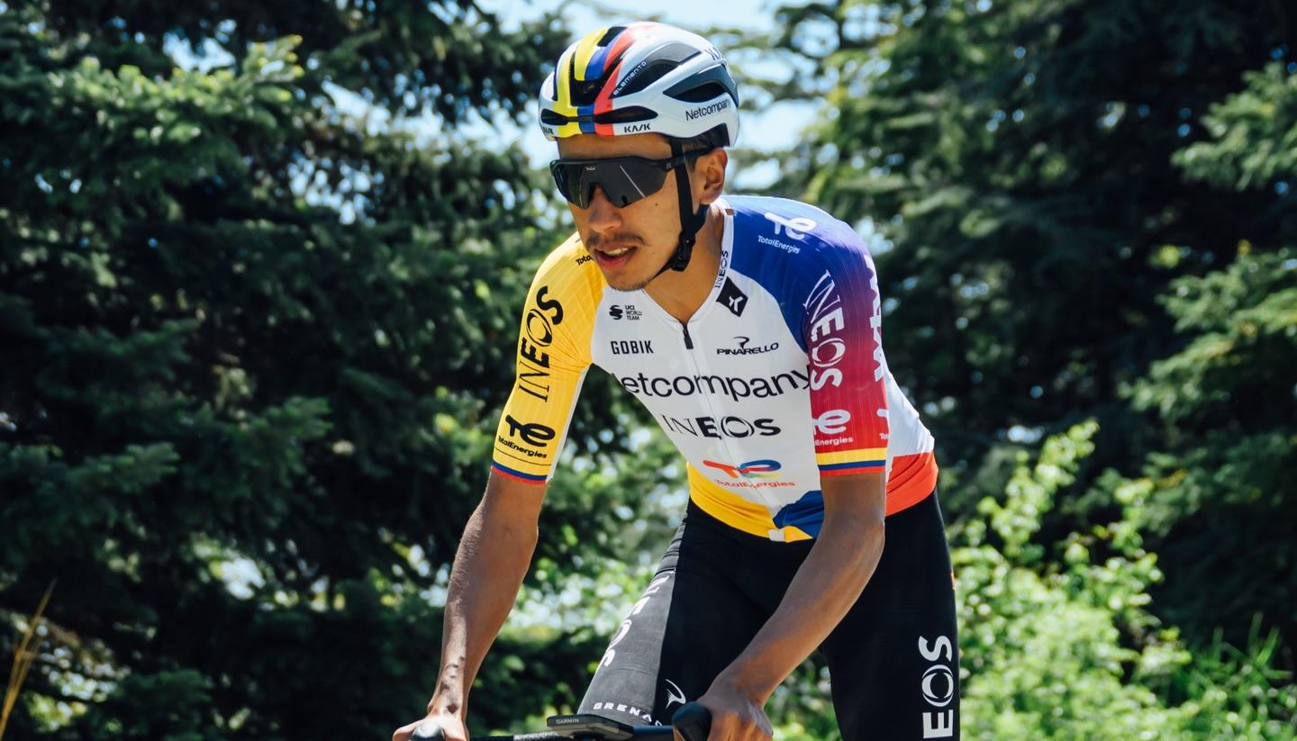 El colombiano Egan Bernal, ciclista del Netcompany Ineos.