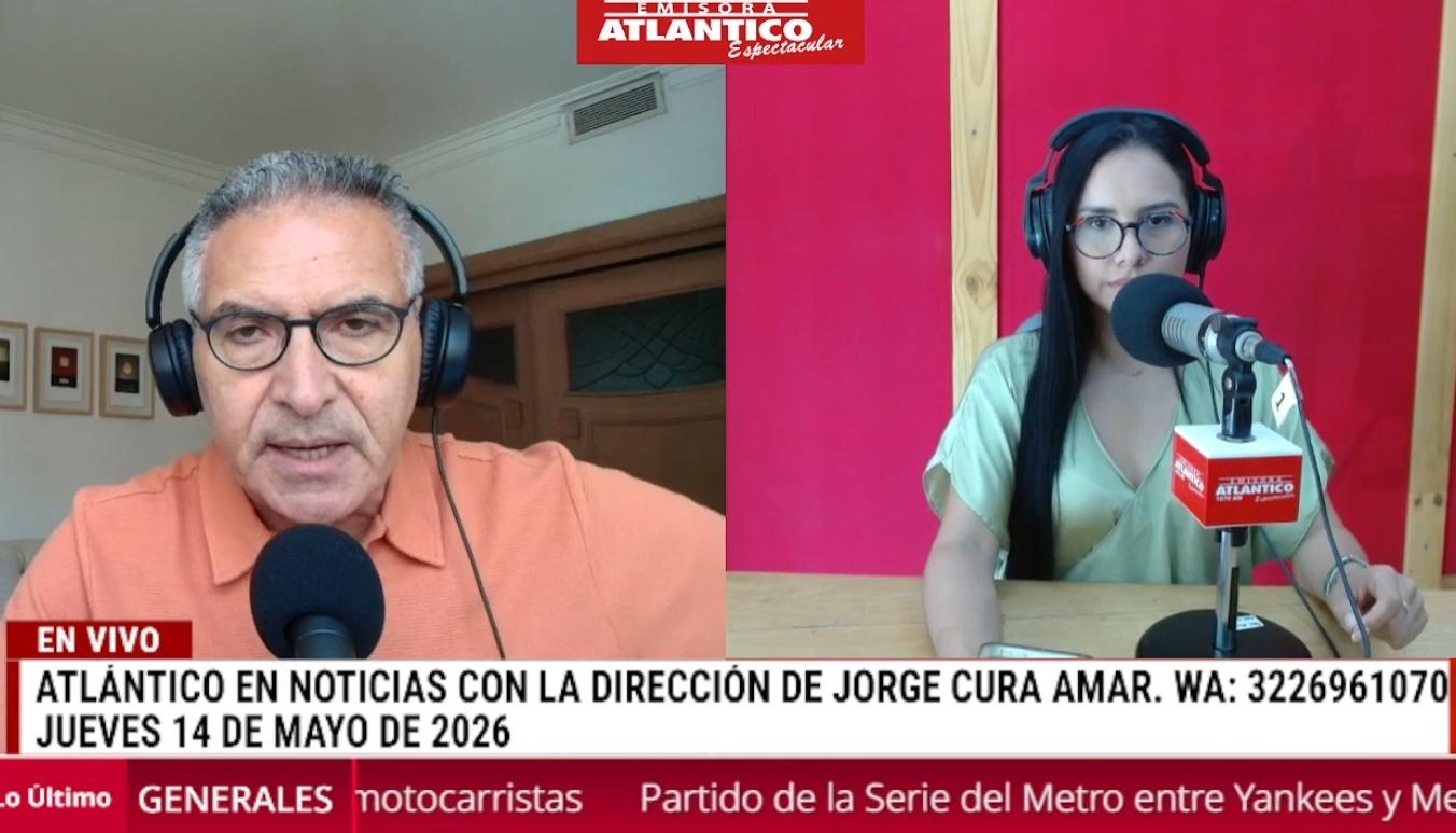 Transmisión de Atlántico en Noticias.