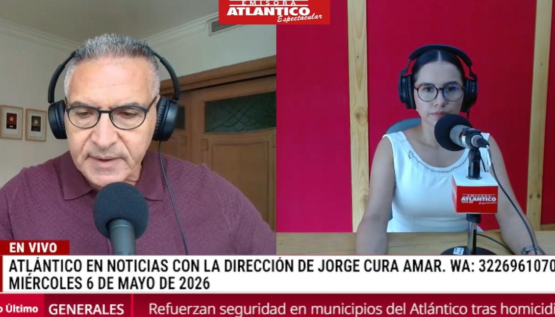 Transmisión de Atlántico en Noticias.