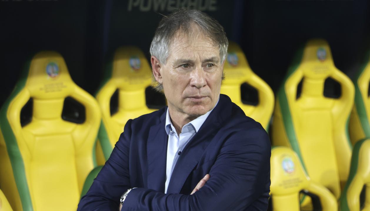 El argentino Ariel Holan, entrenador de Cerro Porteño, en el partido contra Junior.