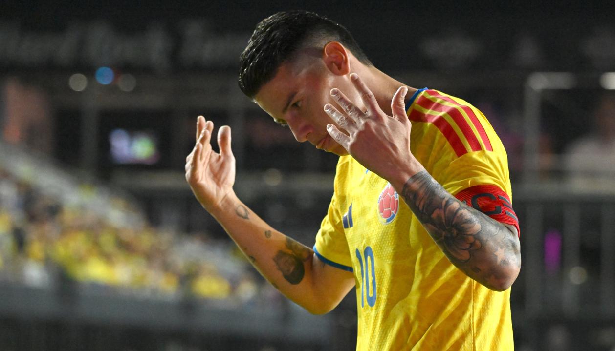 James Rodríguez, capitán de la Selección Colombia.