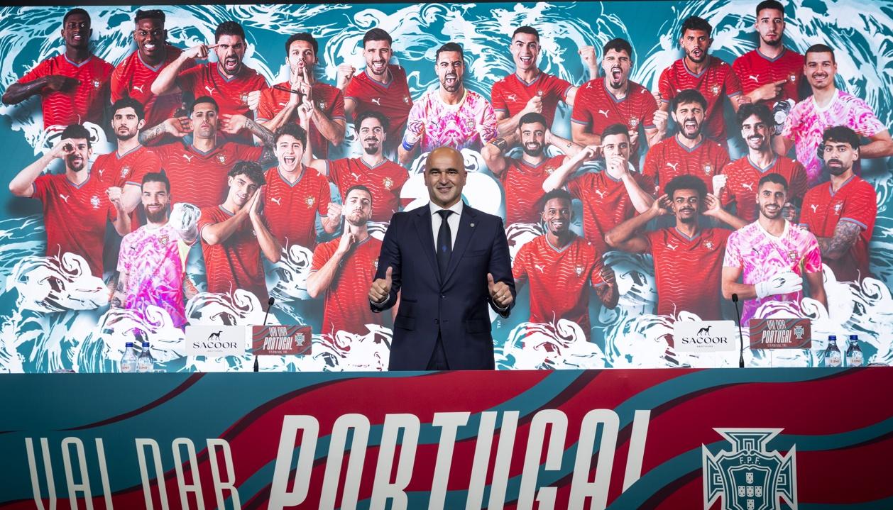 El español Roberto Martínez, seleccionador de Portugal. 