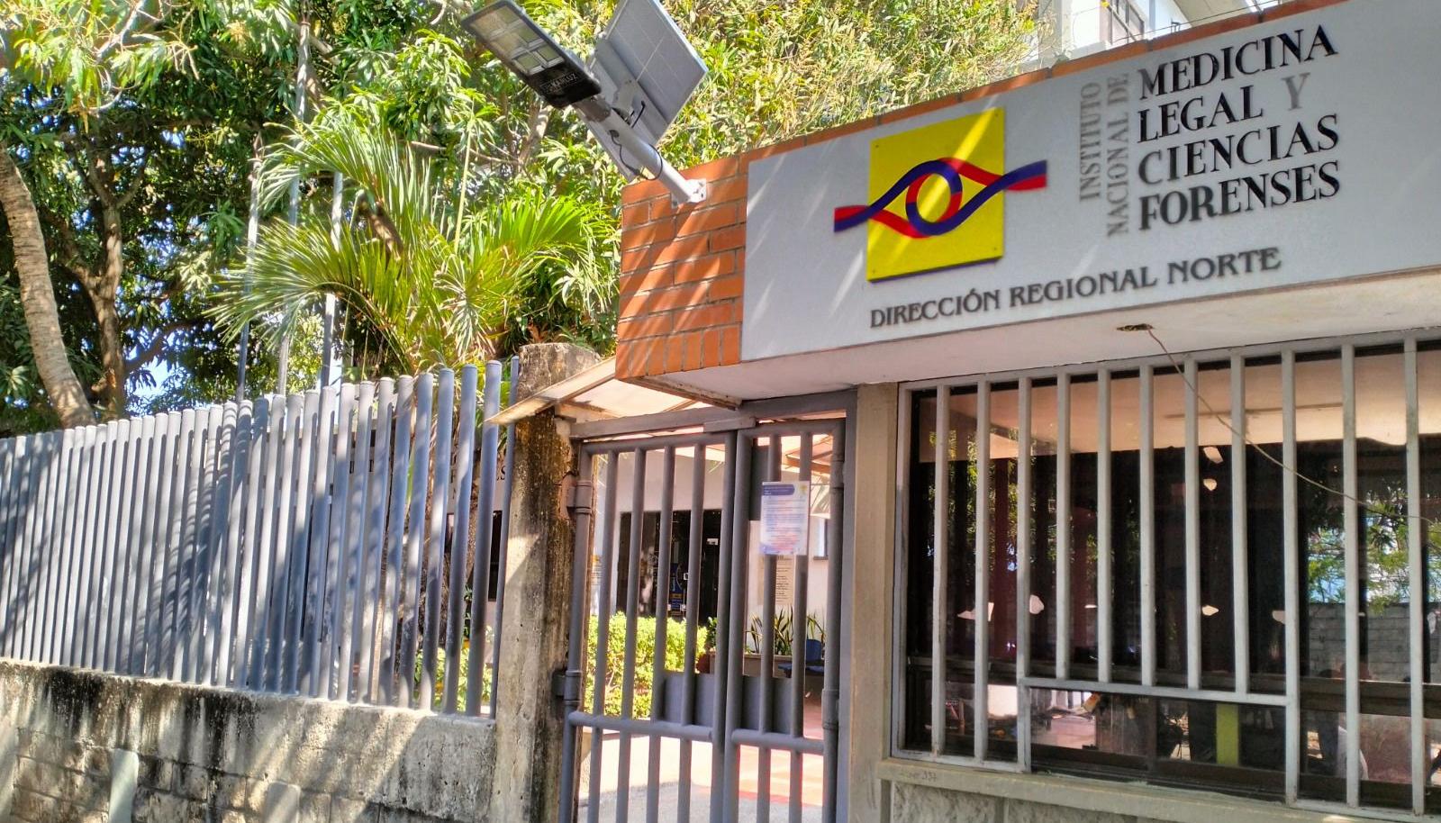 Instalaciones de Medicina Legal. 