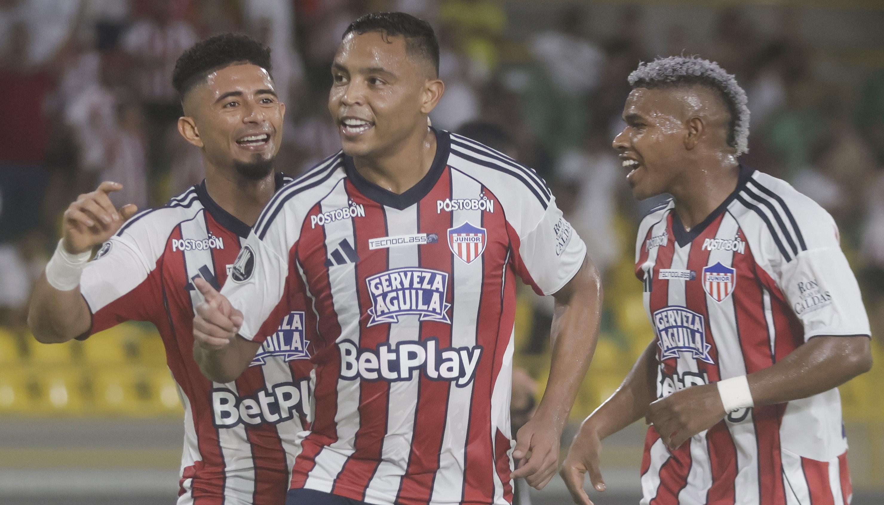 Luis Fernando Muriel, máximo goleador de Junior en 2026 con 13 tantos.