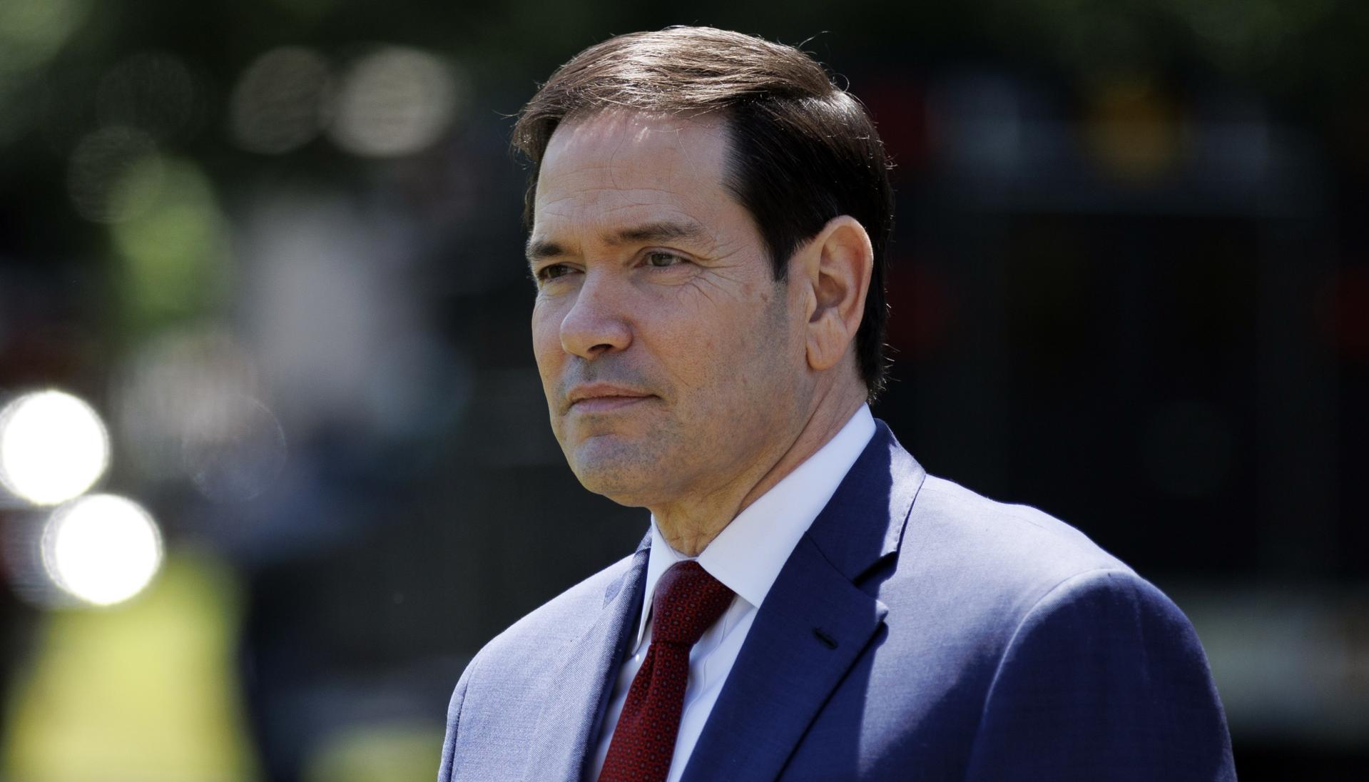 Marco Rubio, secretario de Gobiernos de Trump, viajó a China pese a estar sancionado.