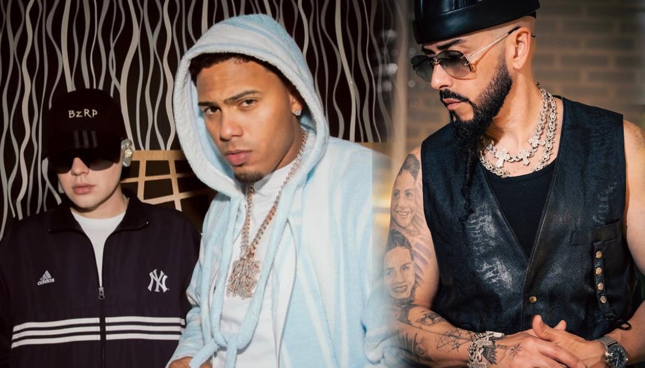 Bizarrap, Myke Towers y Yandel. 