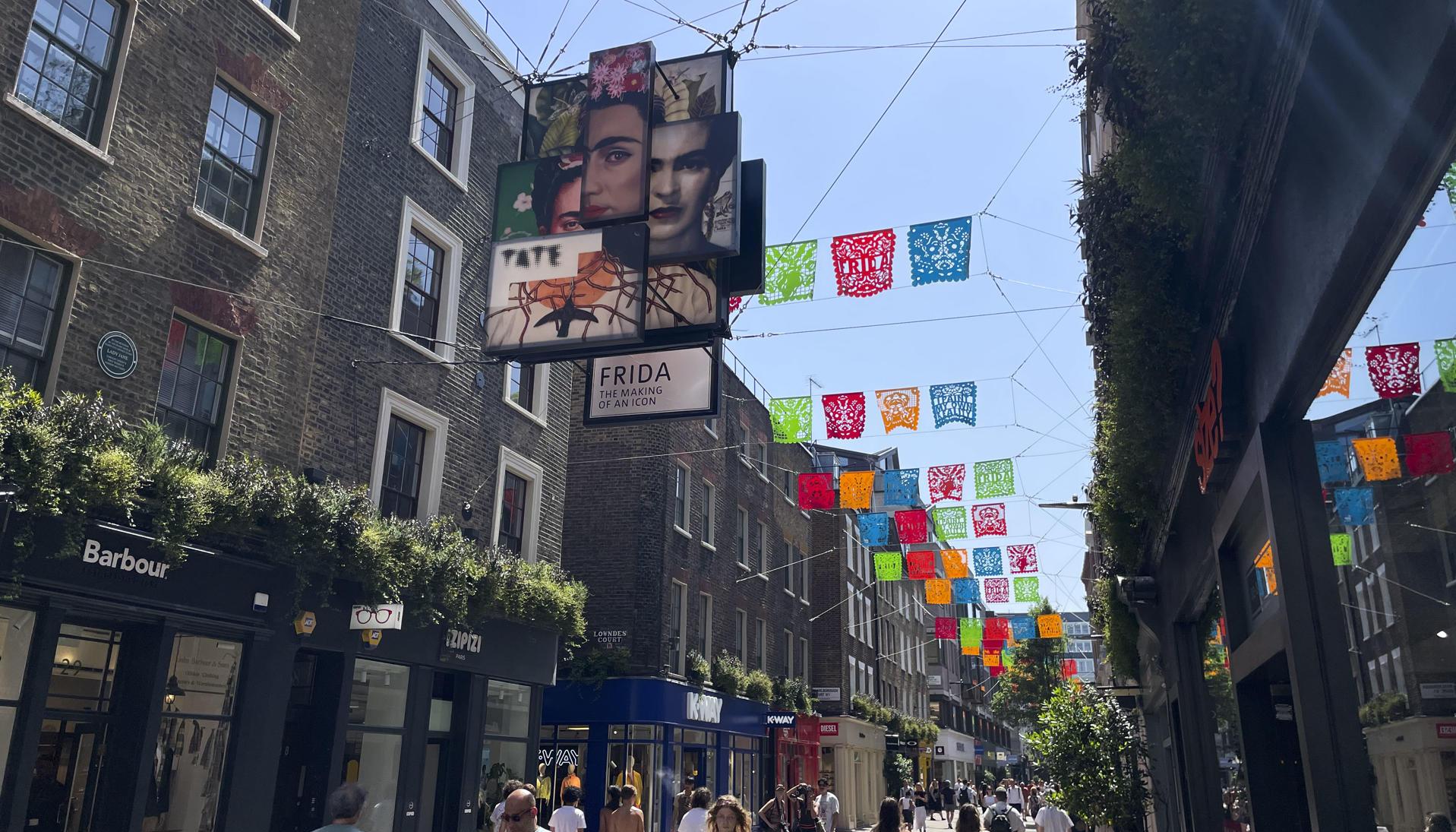 Mural 'Frida icónica'. 