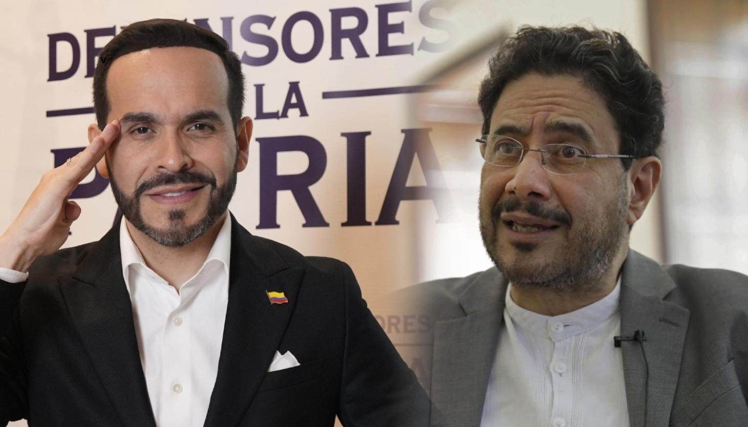 Abelardo De La Espriella e Iván Cepeda. 