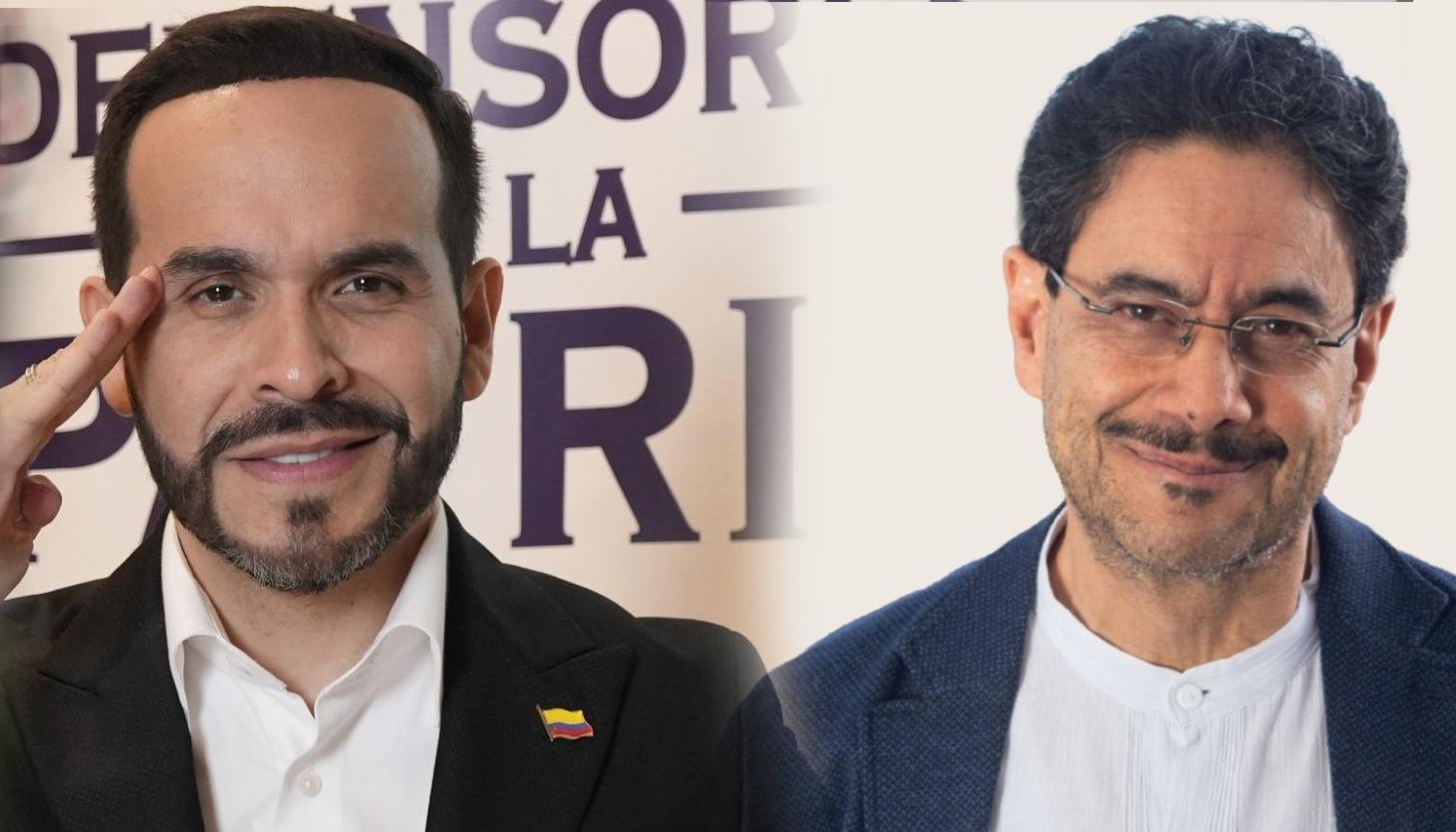 Abelardo De La Espriella e Iván Cepeda.