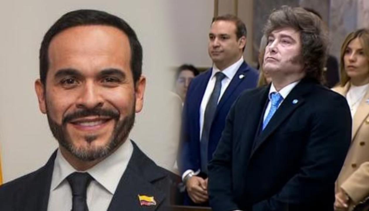 Abelardo De La Espriella y Javier Milei.