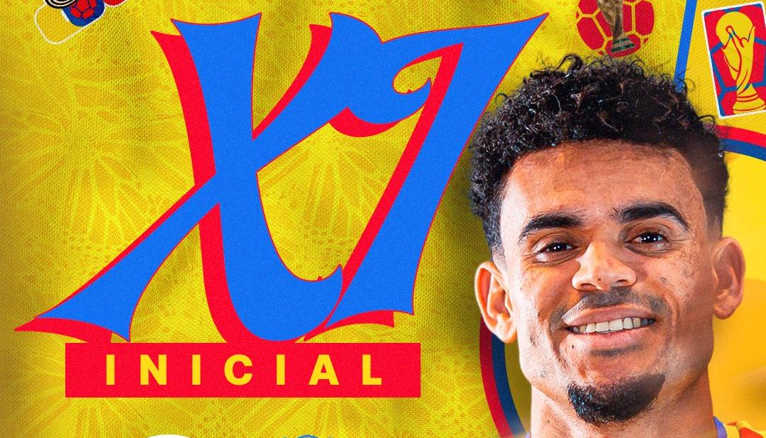 Anuncio de la alineación de Colombia