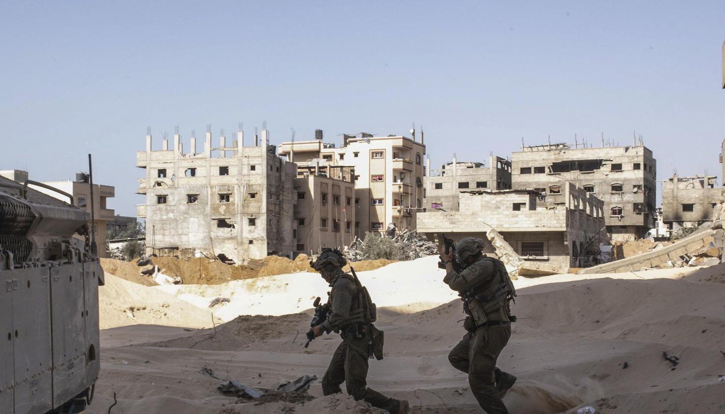 Destrucción en Gaza por ataques de Israel.