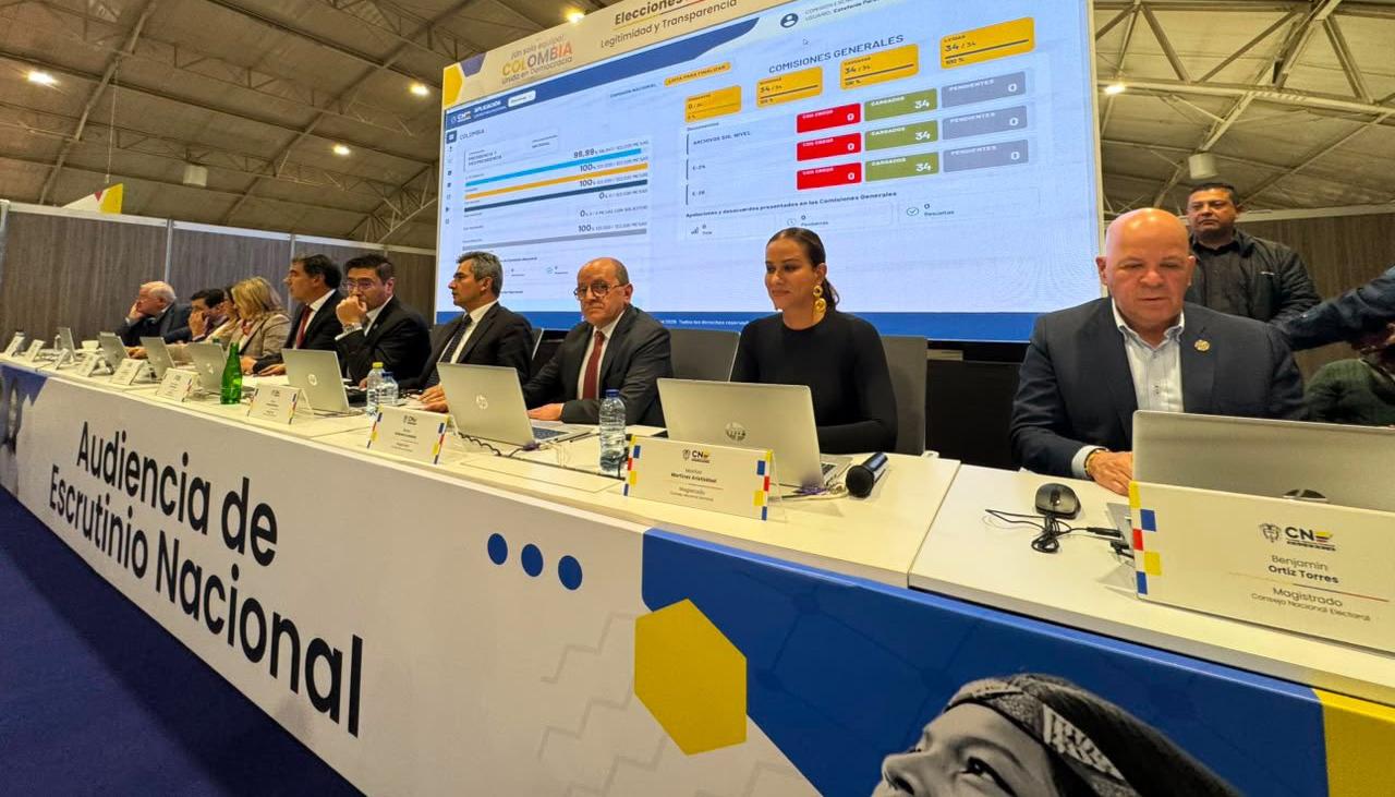 Imagen de la Audiencia Nacional de escrutinios.