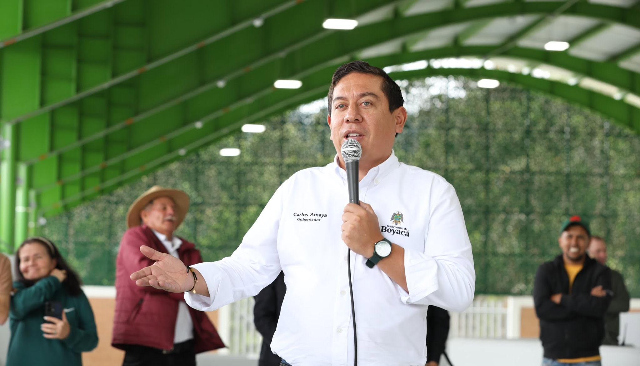 Carlos Amaya Rodríguez, gobernador de Boyacá.